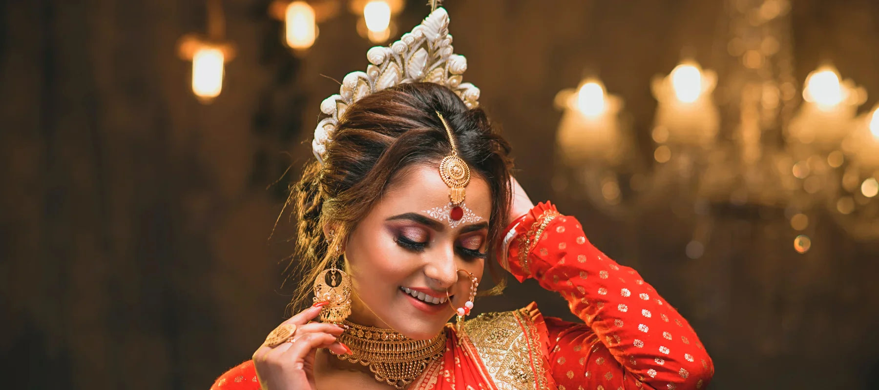 Traditional makeup look