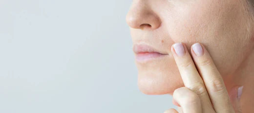 Clogged pores on face