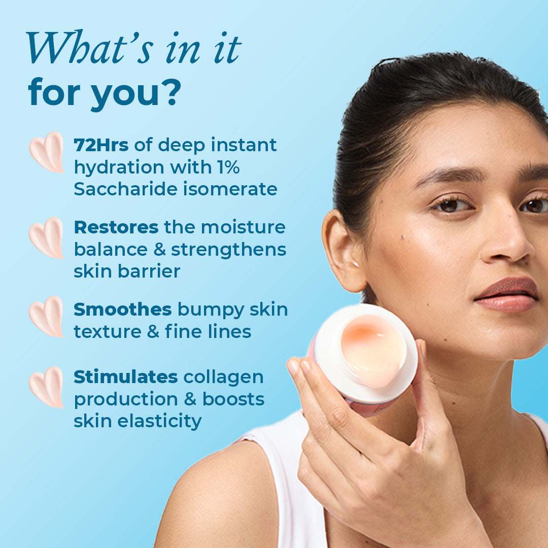 Gel based Moisturizer that instantly hydrates, moisturises and softens skin