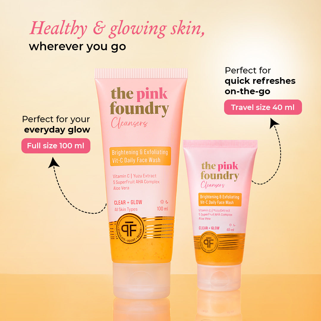 Mini Brightening & Exfoliating Vitamin C Daily Face Wash 40ml