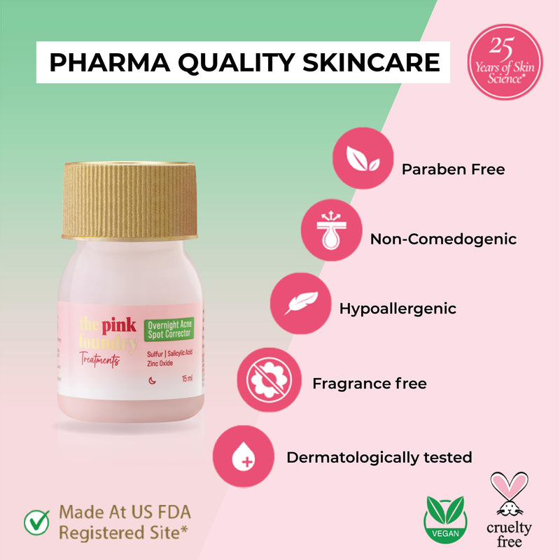 Pharma quality skincare by The Pink Foundry