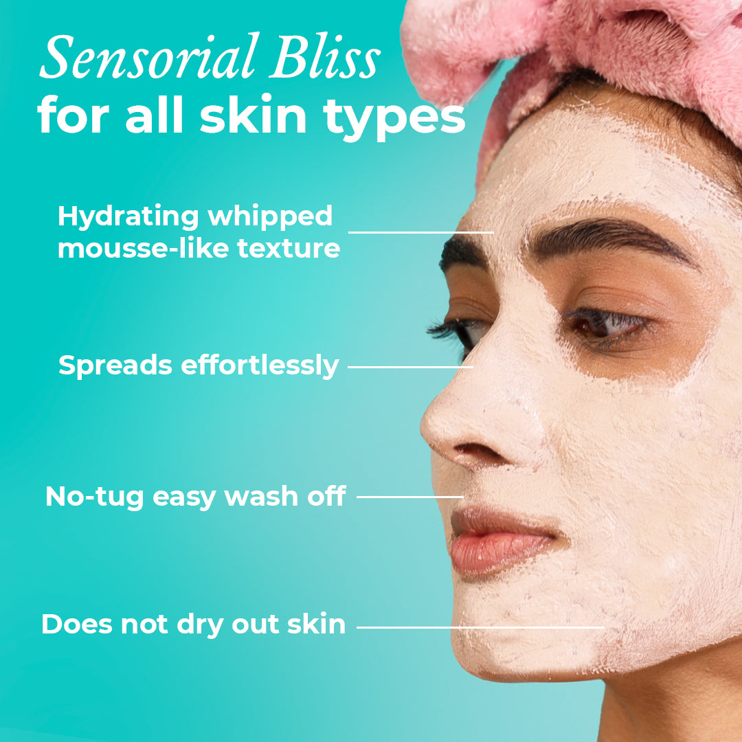 Texture of The Pink Foundry's clay face mask