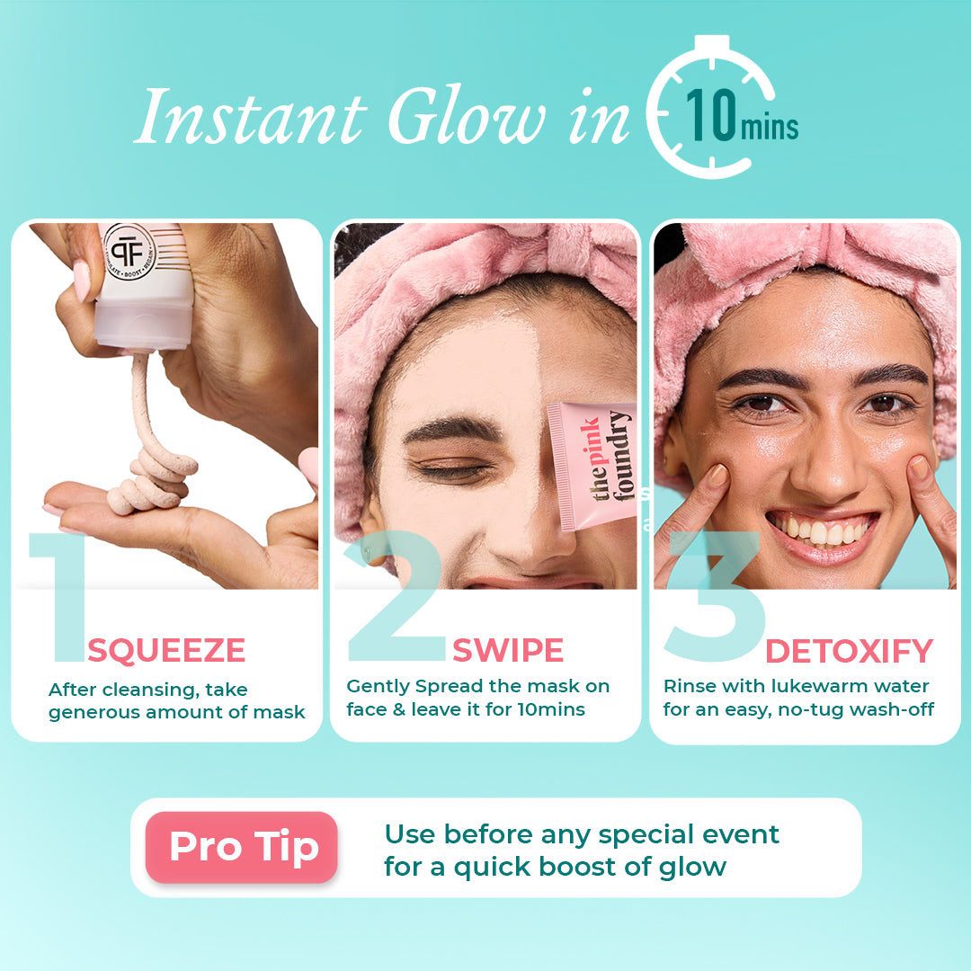 How to use The Pink Foundry's Pore Refining & Soothing Clay Mask