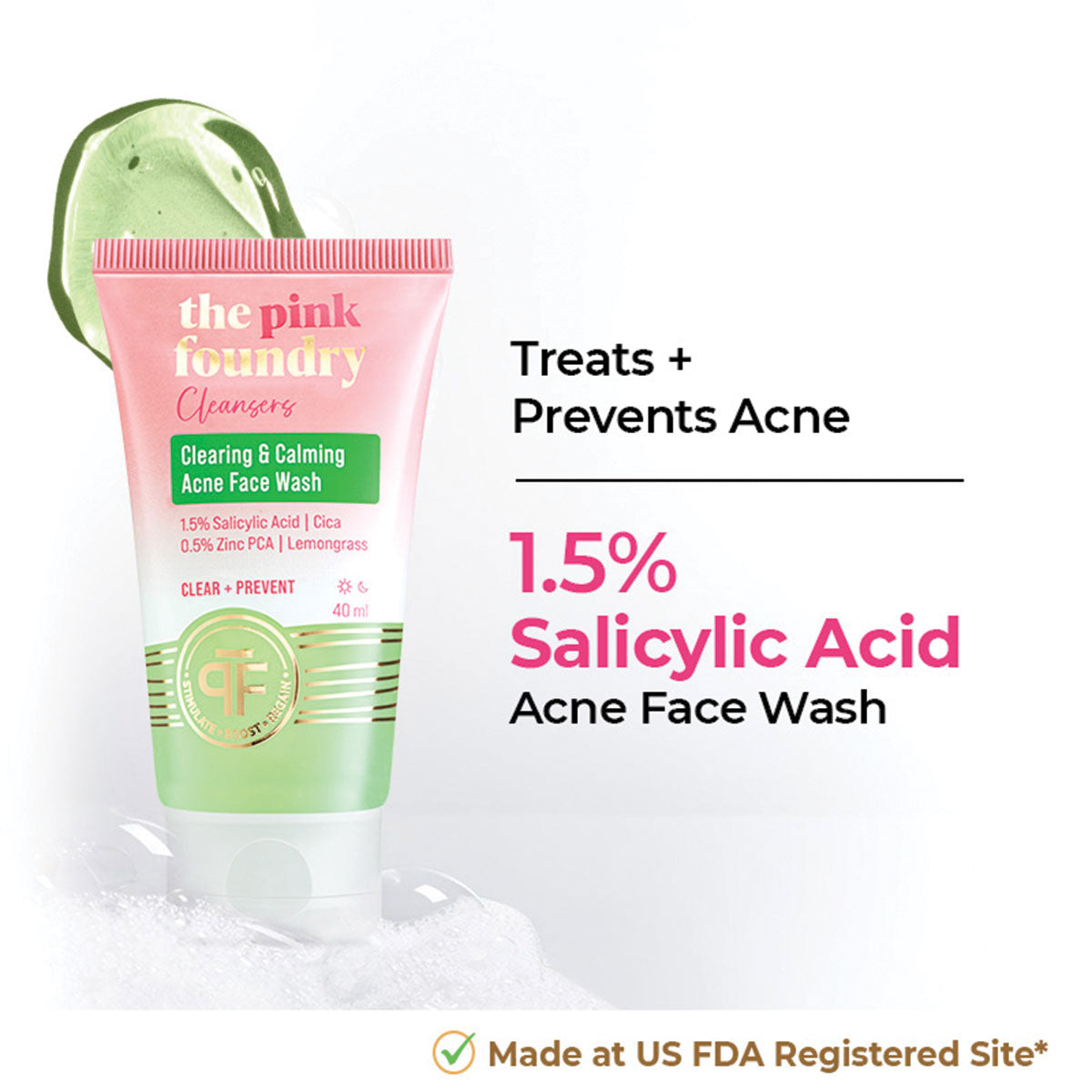 Mini Clearing & Calming Acne Face Wash