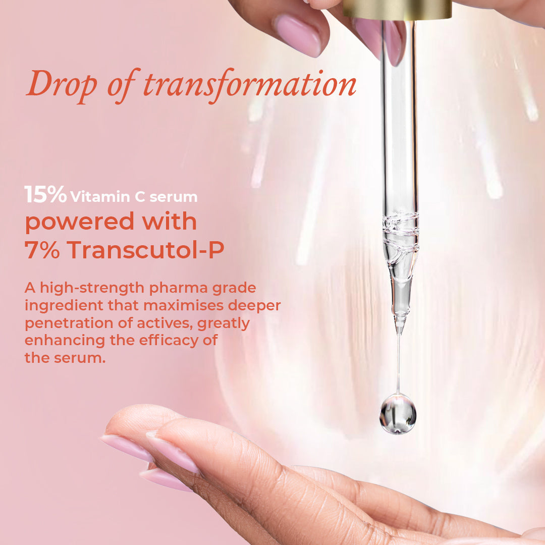 Benefits of transcutol-P in 15% Vitamin C Brightening Face Serum