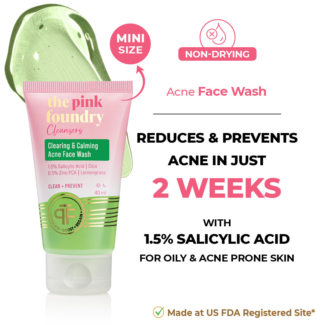 Mini Clearing & Calming Acne Face Wash