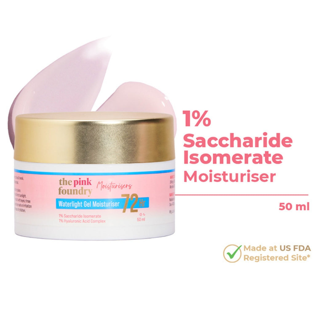 Full size tub of Waterlight Gel Moisturiser, gel moisturiser by The Pink Foundry