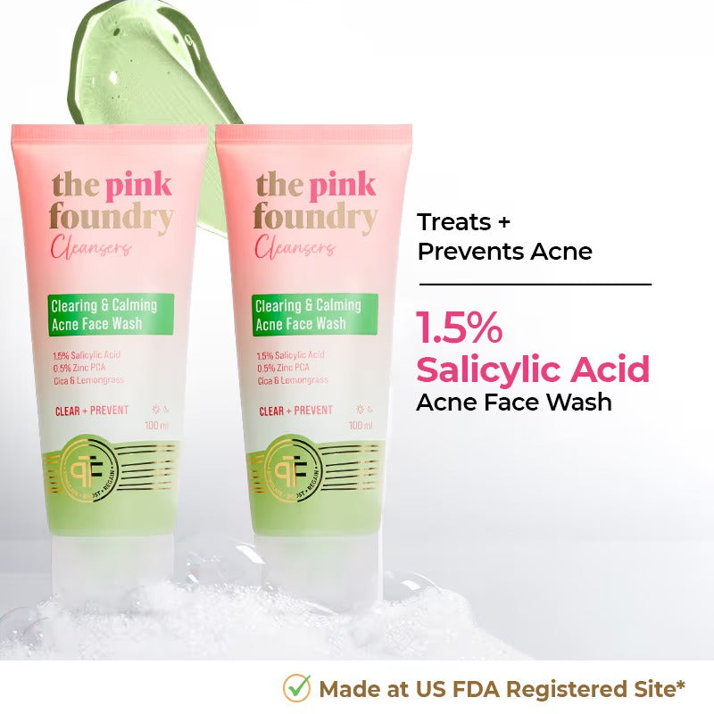 Clearing & Calming Acne Face Wash