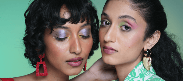 Close-up of a stunning Diwali makeup look for 2023