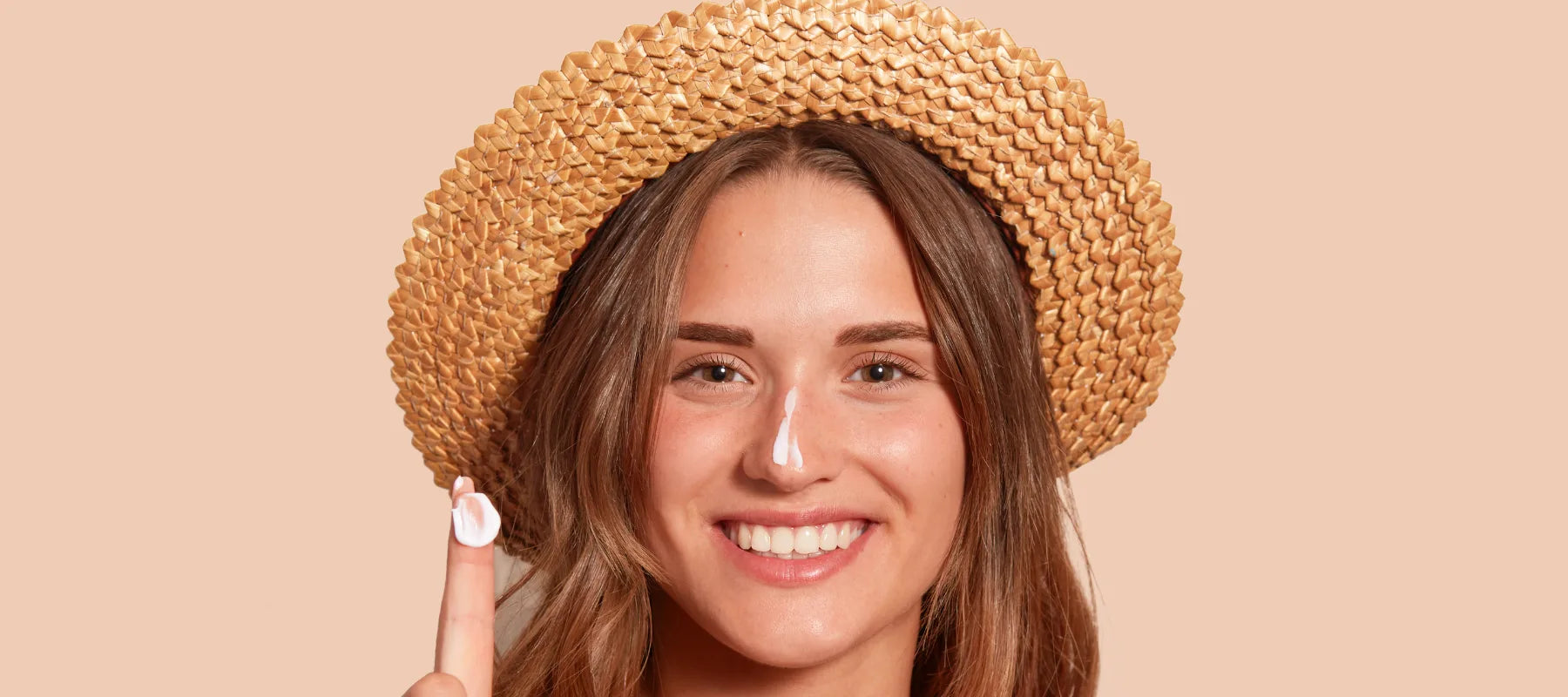 Patchy sun tan on face