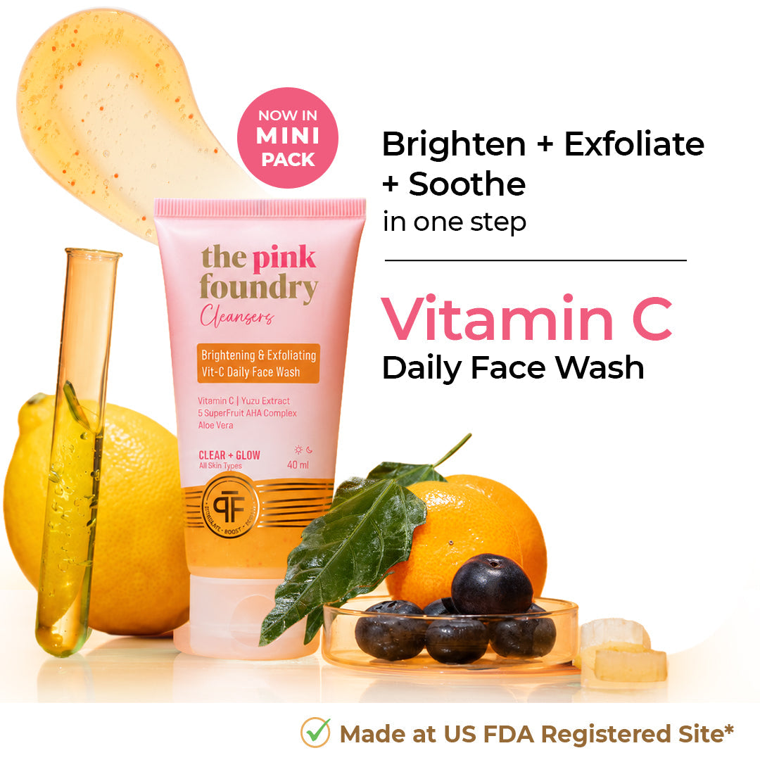 » Mini Brightening & Exfoliating Vitamin C Daily Face Wash 40ml (100% off)