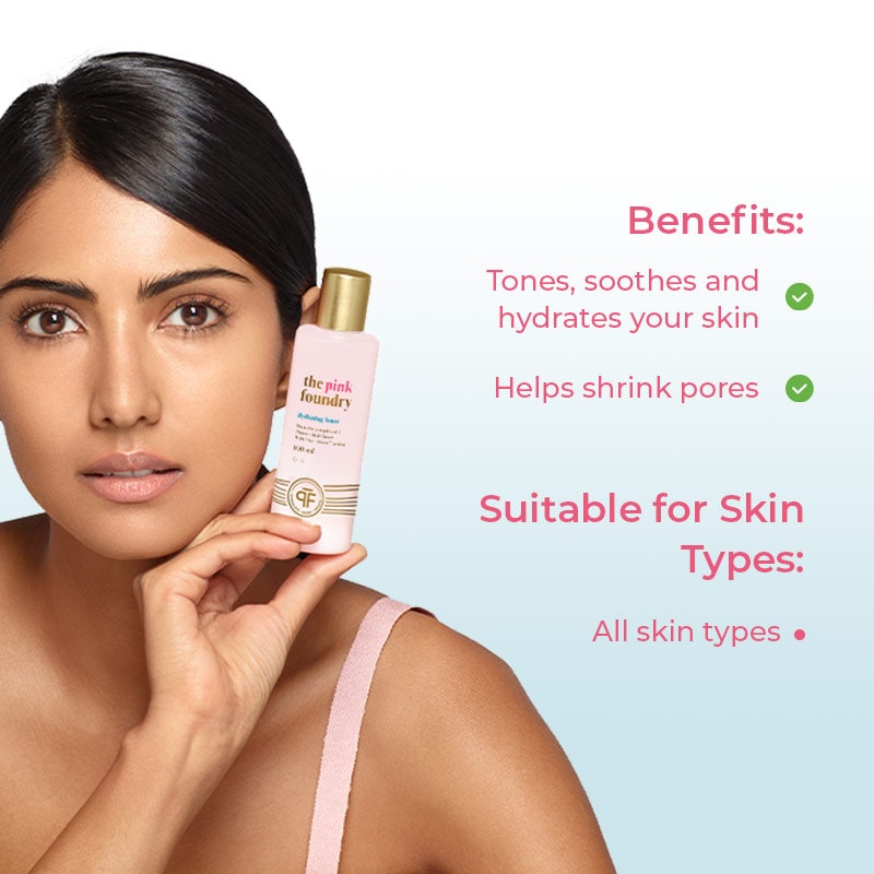 Hydrating Toner suitable for oily, dry and all other skin types