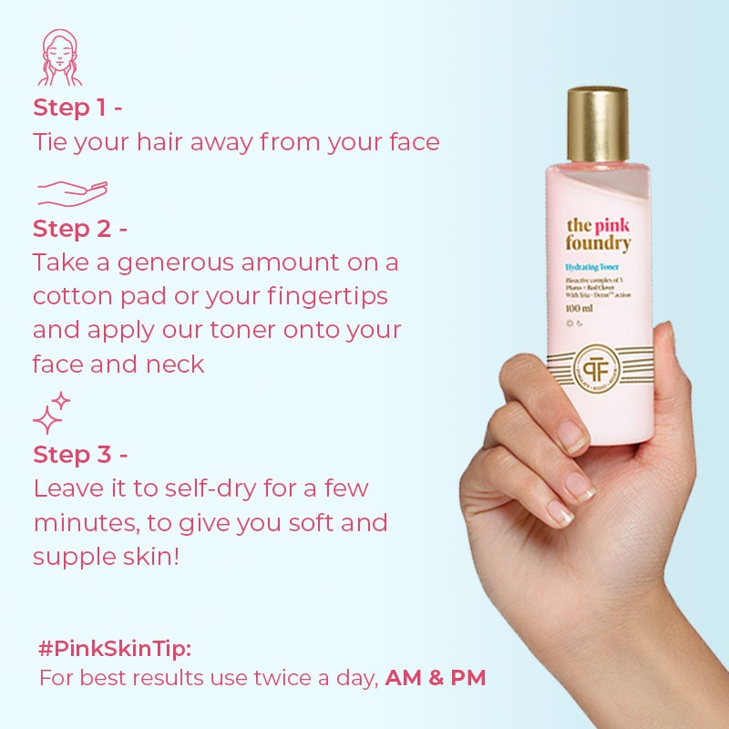 Steps on How to Apply Hydrating Toner