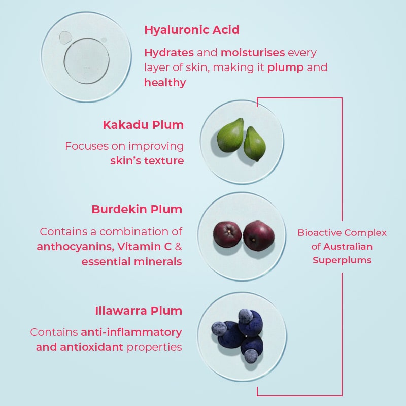 Hydrating Foaming Mild Cleanser with Hyaluronic Acid, Kakadu plum, Illawarra plum and Burdekin Plum