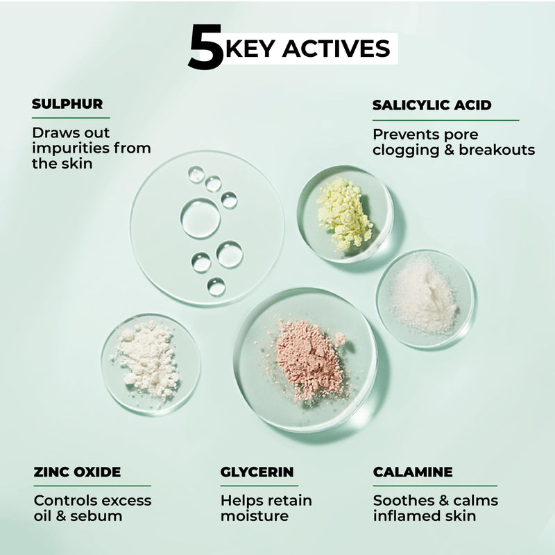 Key actives in the acne spot corrector from The Pink Foundry