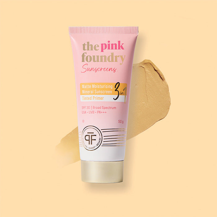 SPF 30 Sunscreen - Buy Mineral Matte Tinted Sunscreen for Face | The ...