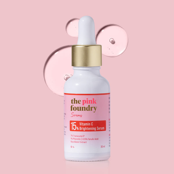 15% Vitmain C Brightening Face Serum - The Pink Foundry 