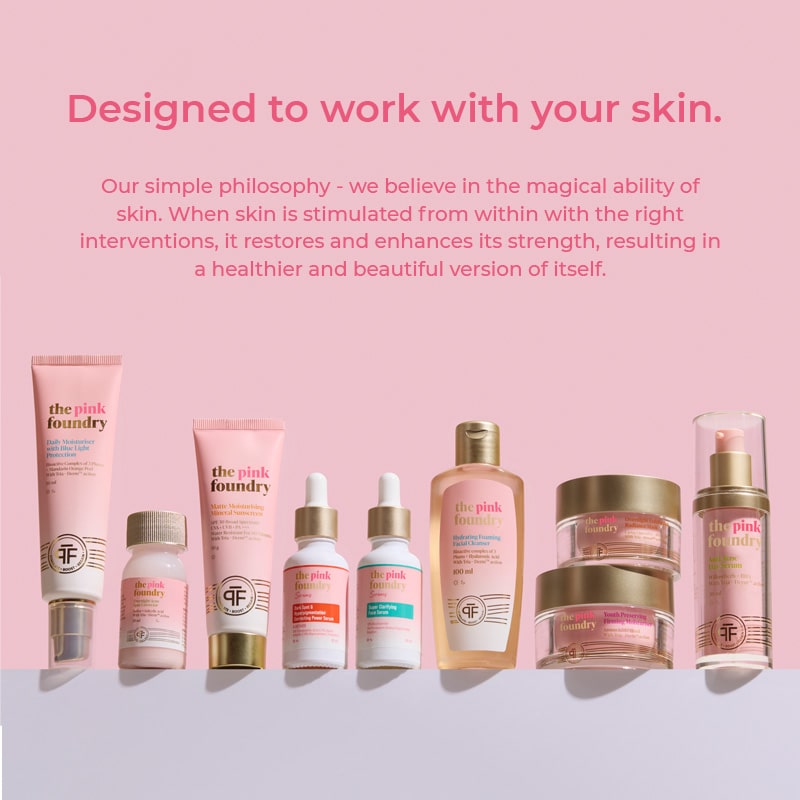 Range of Skincare Products by The Pink Foundry