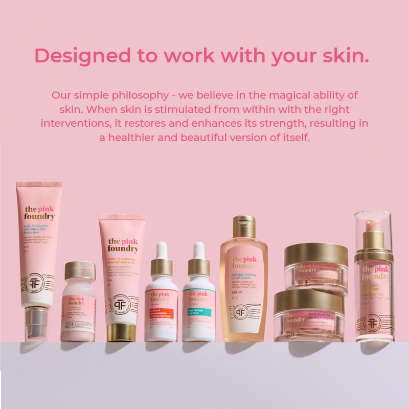 Range of Premium Skincare Products by The Pink Foundry
