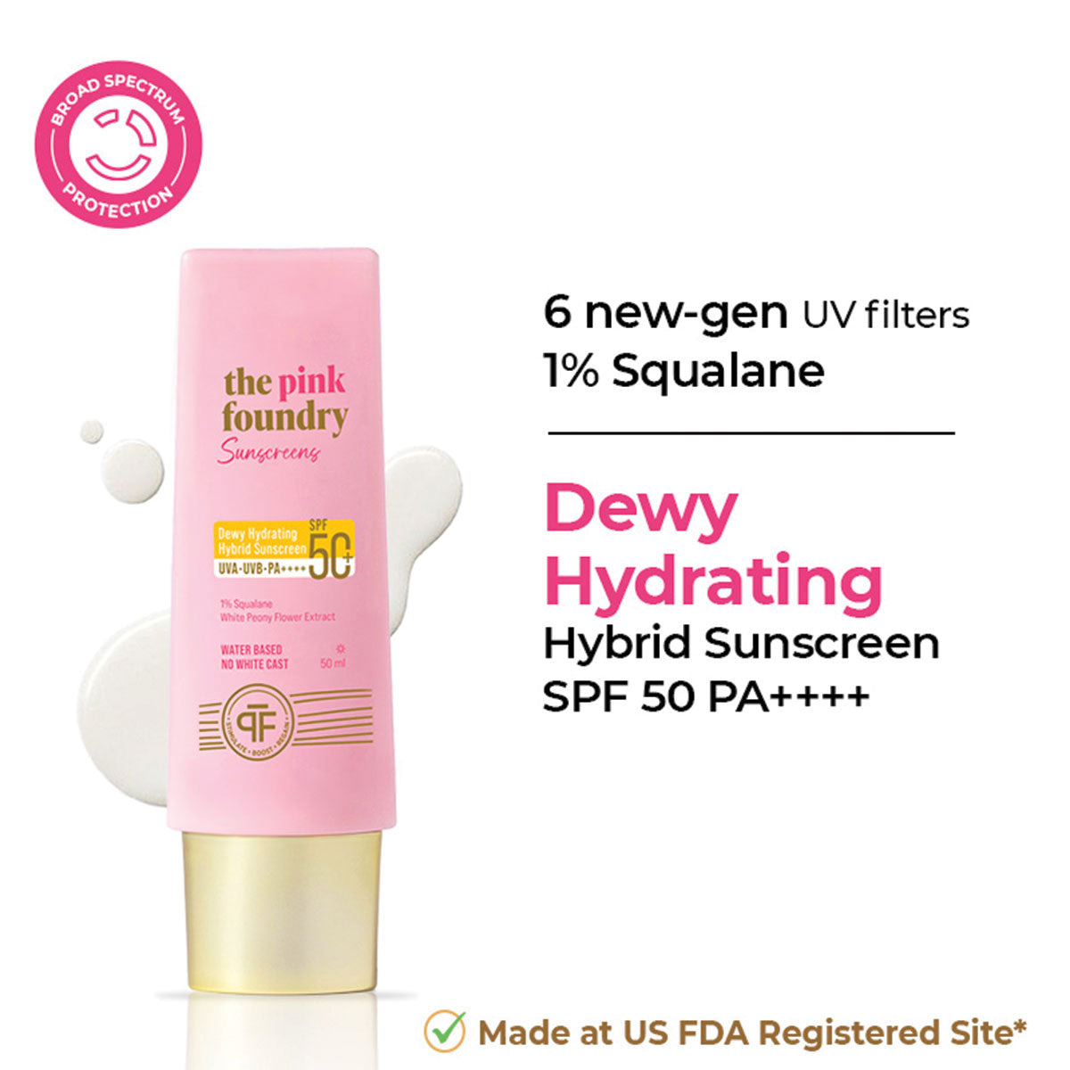 Dewy Hydrating Hybrid Sunscreen SPF 50+
