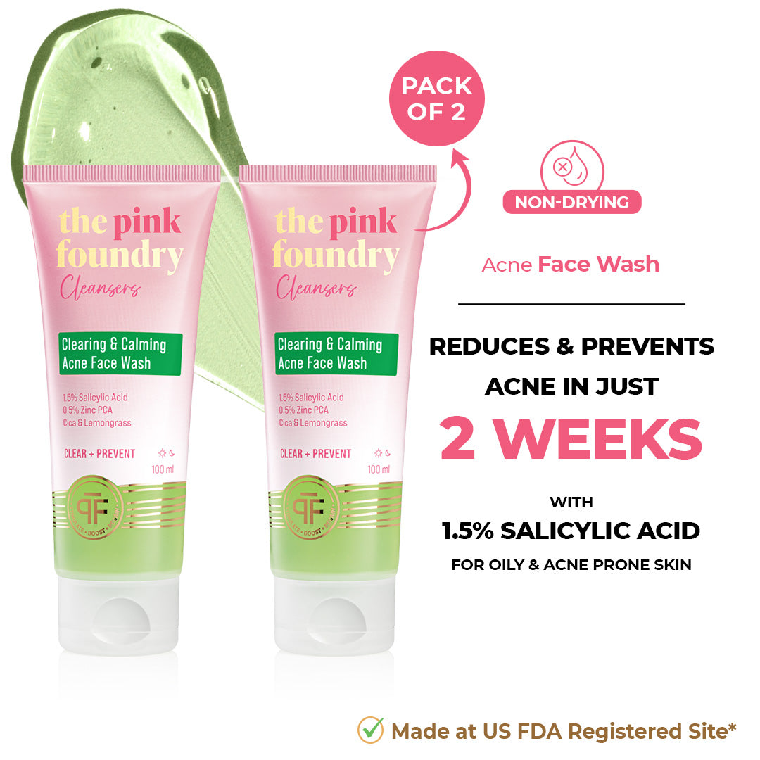 Clearing & Calming Acne Face Wash