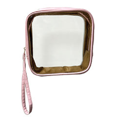 Pink Transparent Pouch