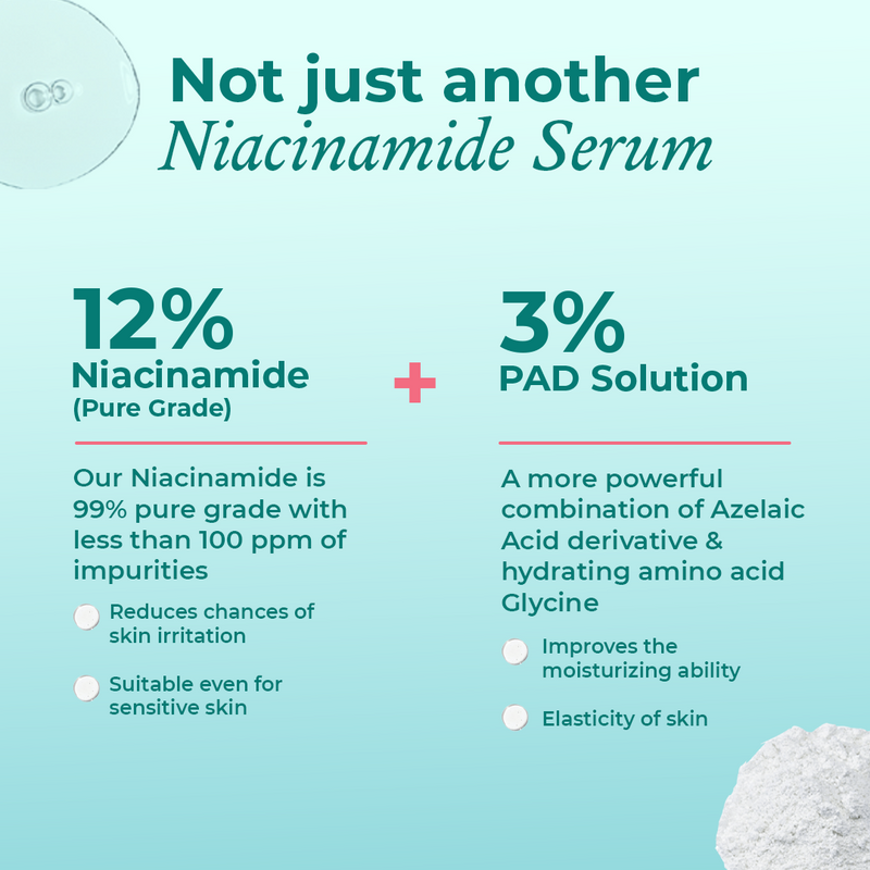 Key features of the mini niacinamide serum from The Pink Foundry