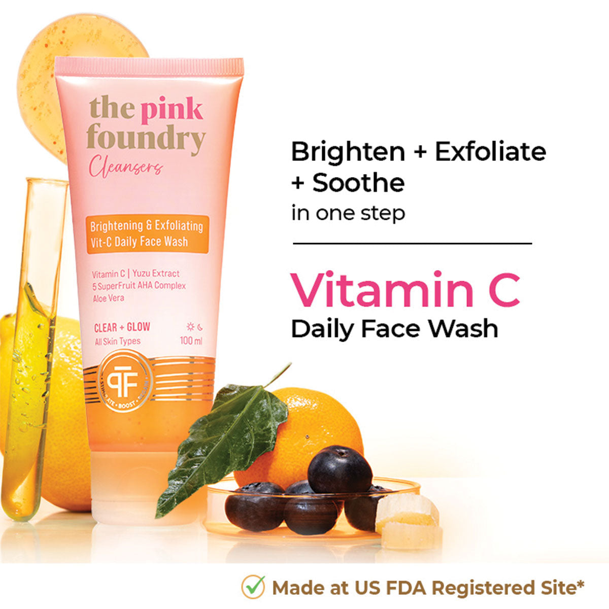 Brightening & Exfoliating Vitamin C Daily Face Wash