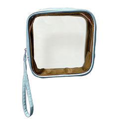 Blue Transparent Pouch