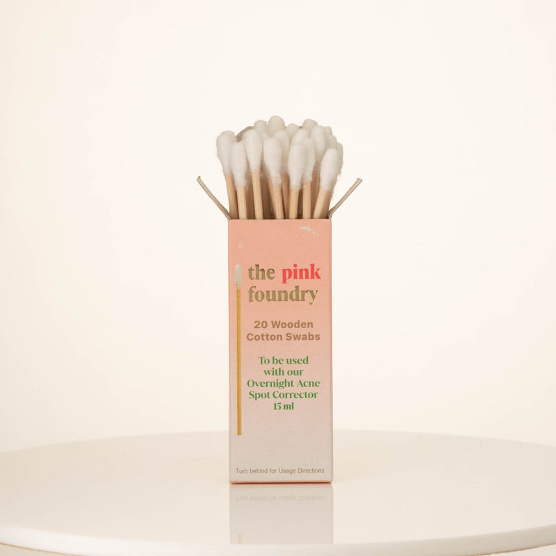 20 Pcs Cotton Swab Free only on Overnight Acne Spot Corrector 15ml