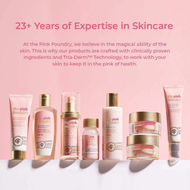Range of Premium Skincare Products by The Pink Foundry